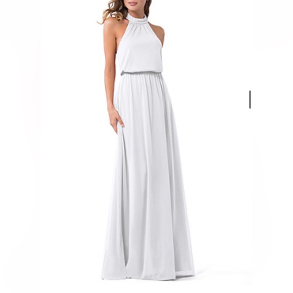 WHITE halter dress